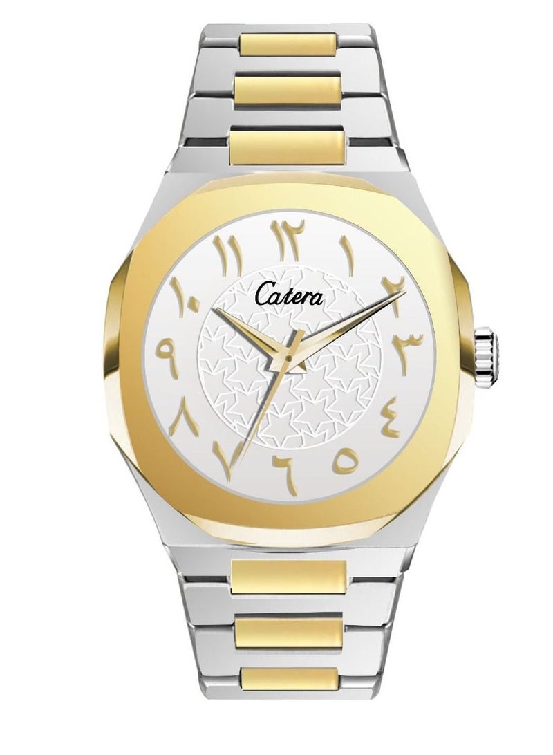 كاترك ساعة يد كوارتز مقاومة للماء بعقارب للرجال