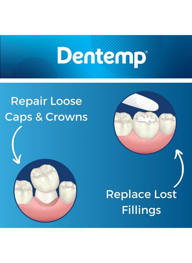 Dentemp Maximum Strength Loose Cap and Lost Filling Repair - Dental Repair Kit for Instant Pain Relief (Pack of 3) - Image 2
