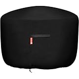SheeChung SheeChung Round Gas Fire Pit / Table Cover - Heavy Duty 300D Polyester with PVC Coating Material, 100% Weather  - Image 1