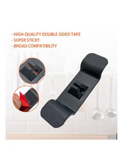 Y&D Cord Organizer Storage Tool, Home Appliance Winder for Kitchen Stand Mixers, Coffee Makers, Pressure Cookers and Air Fryers Black 2 Piece Set  - Image 4