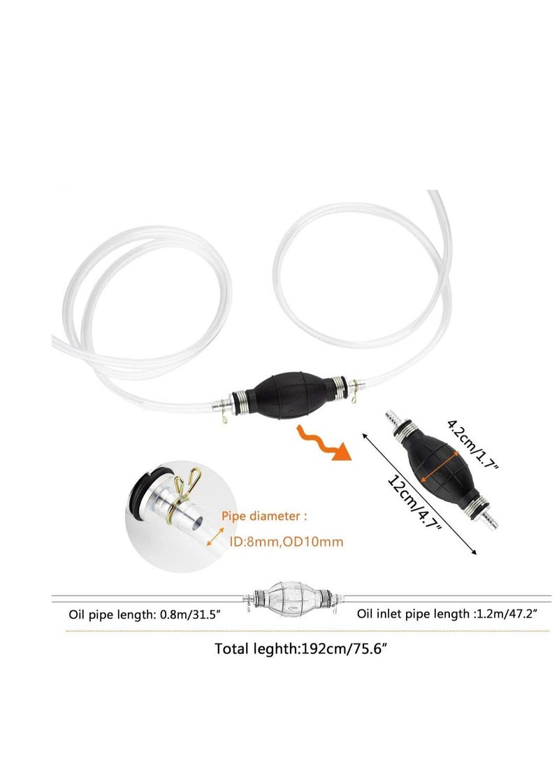 ECVV - Portable manual car fuel transfer siphon hand pump - Image 1