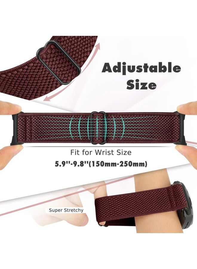 Acortjl Elastic Watch Band Compatible for Samsung Galaxy Watch Ultra 47mm (2024) Men Women, Stretchy Nylon Soft Strap Compatible with Samsung Watch Ultra Band 47mm Breathable Replacement Wristband - Image 3