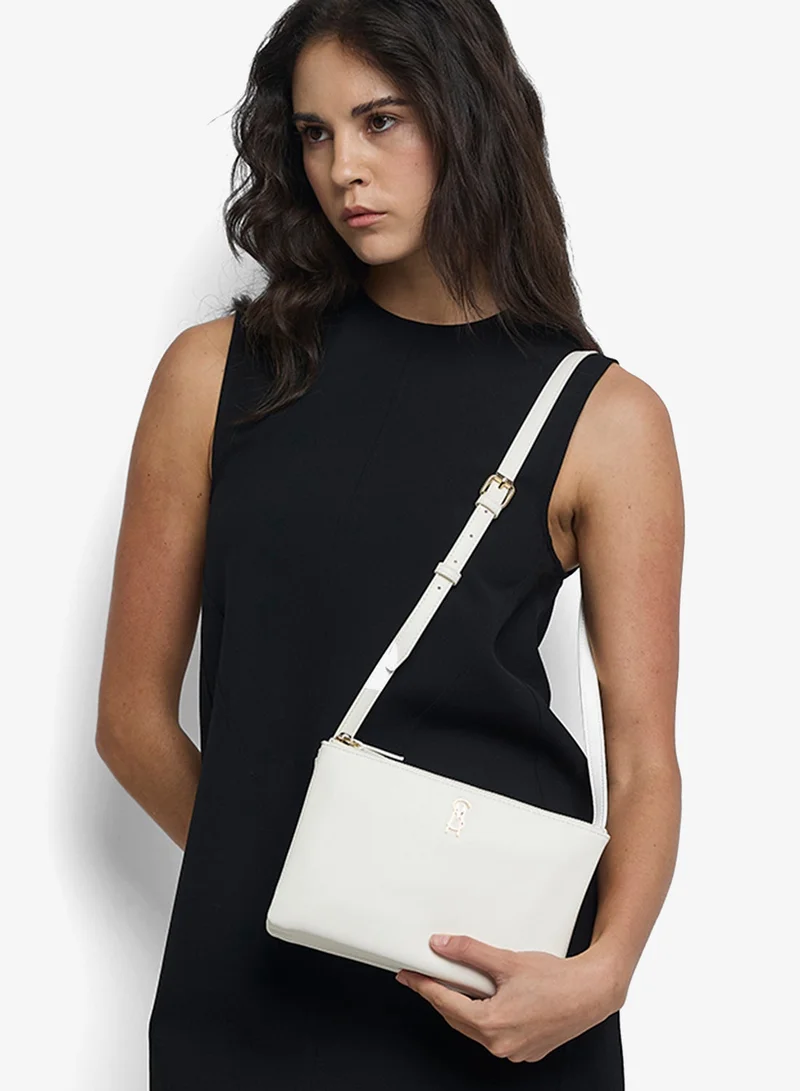 Steve Madden Textured Zip-Closure Crossbody Bag