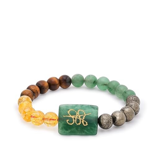 Divine Hindu Zibu Money Coin Bracelet | Wealth Attraction Symbol, Prosperity Energy, Abundance & Luck, Manifestation, Positive Vibes | Stretchable | For Men & Women - Image 1