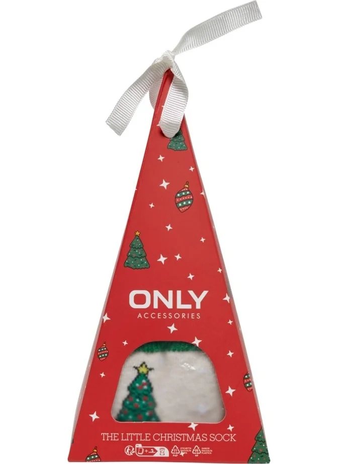 ONLY Cream Women's Double Socks 15302308