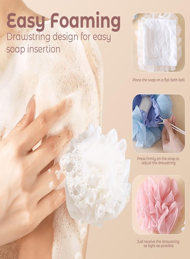 SHOPVILLA Loofah Washcloth Combo 2-in-1, Soap Saver Pouch with Bar Soap Pocket, Exfoliating & Reusable Shower Sponge for Body Wash (Multicolor) (1, Small) - Image 5