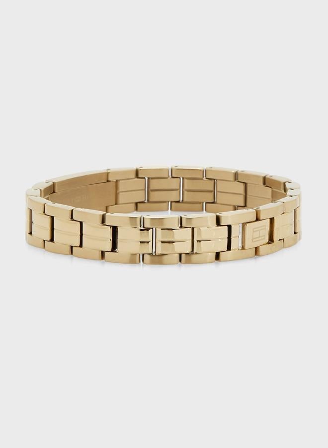 TOMMY HILFIGER Mens Link Bracelet In Yellow Gold - 2790601 - Image 2