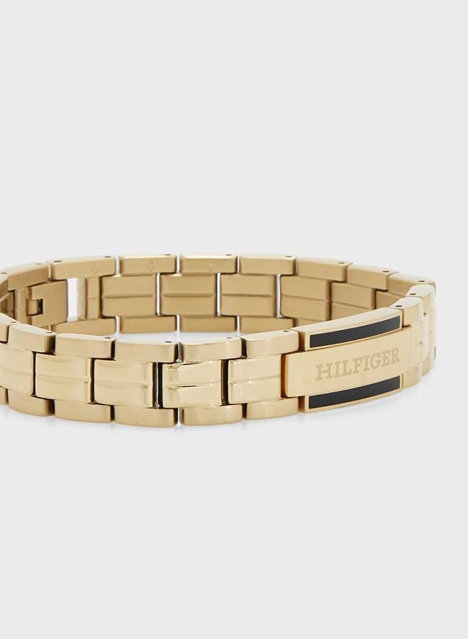 TOMMY HILFIGER Mens Link Bracelet In Yellow Gold - 2790601 - Image 3