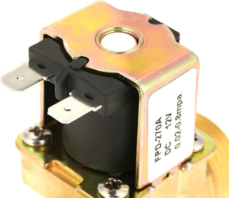 24V Brass Water Solenoid Valve Normally Closed Inlet For Solar Heaters Household Supply - Image 4