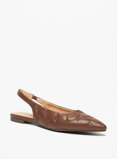 Celeste Women Quilted Sling Back Slip On Ballerina Shoes