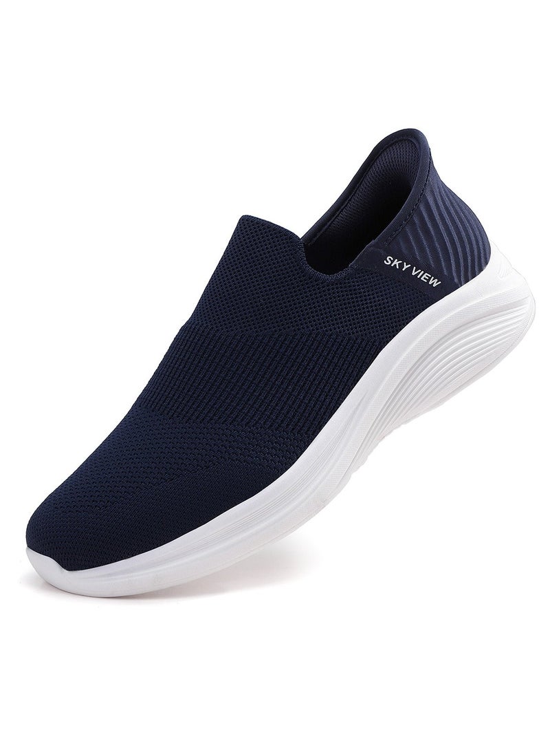 Sky View Men women's Walking Shoes Slip-On Lightweight Sneakers Running Shoes Exercise Tennis Shoes Fitness Sports Shoes Lightweight Breathable Soft Sole - Image 2