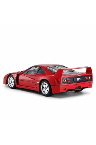 RASTAR Radio Remote Control 1/14 Scale Ferrari F40 Licensed RC Model Car w/Front Light Controller Open/Close(Red),unisex-children - Image 2