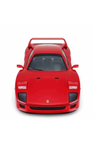 RASTAR Radio Remote Control 1/14 Scale Ferrari F40 Licensed RC Model Car w/Front Light Controller Open/Close(Red),unisex-children - Image 3