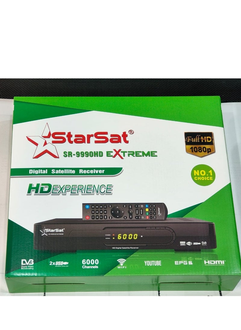 STARSAT SR-9990HD EXTREME Digital Satellite Receiver  full HD 1080p