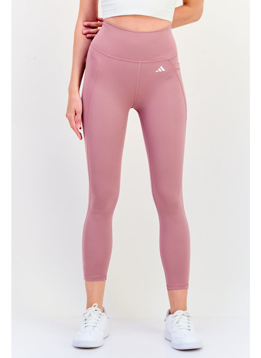 Adidas Women Tight Fit 7/8 Training Leggings, Mauve  - Image 1