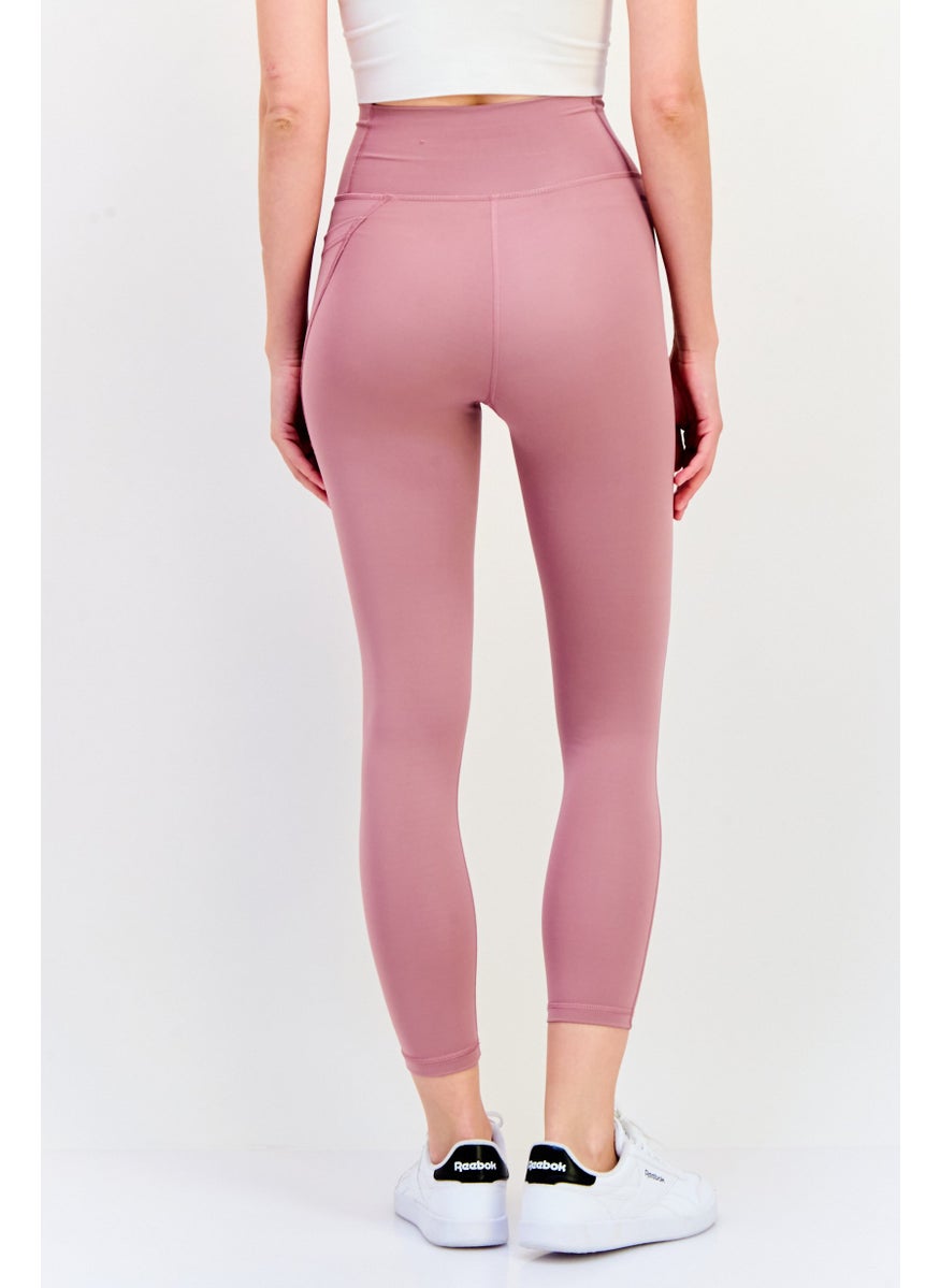 Adidas Women Tight Fit 7/8 Training Leggings, Mauve  - Image 4
