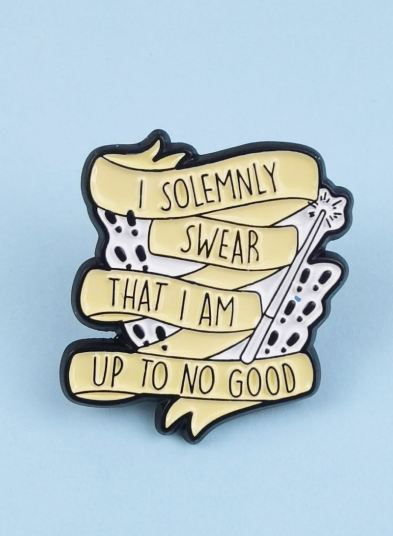 إعادة الصياغة 6 قطع دبابيس/بروشات/شارات مينا بتصميم هاري بوتر للسترات وحقائب الظهر والحقائب والقبعات ولوحات الدبابيس | قلعة هوجورتس، هوولر، مارودرز - Image 3