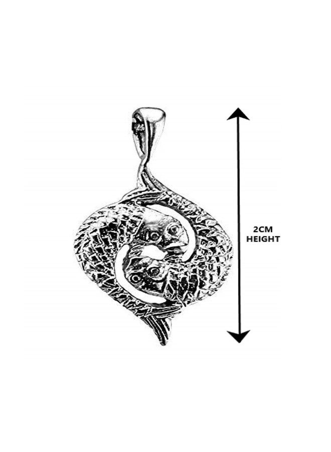 ELOISH Sterling Silver Pisces Zodiac Pendant - Image 2