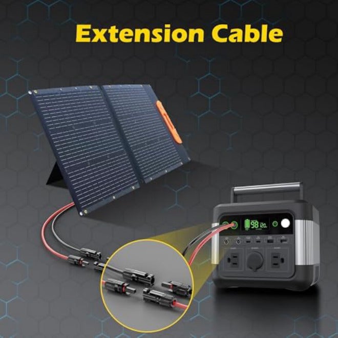 OWINUSTECH 3Ft Solar Cable Solar Extension Cable,12AWG Solar Panel Extension Cable with Female and Male Connectors,Waterproof Solar Extension Cable Kit (Red and Black). - Image 5
