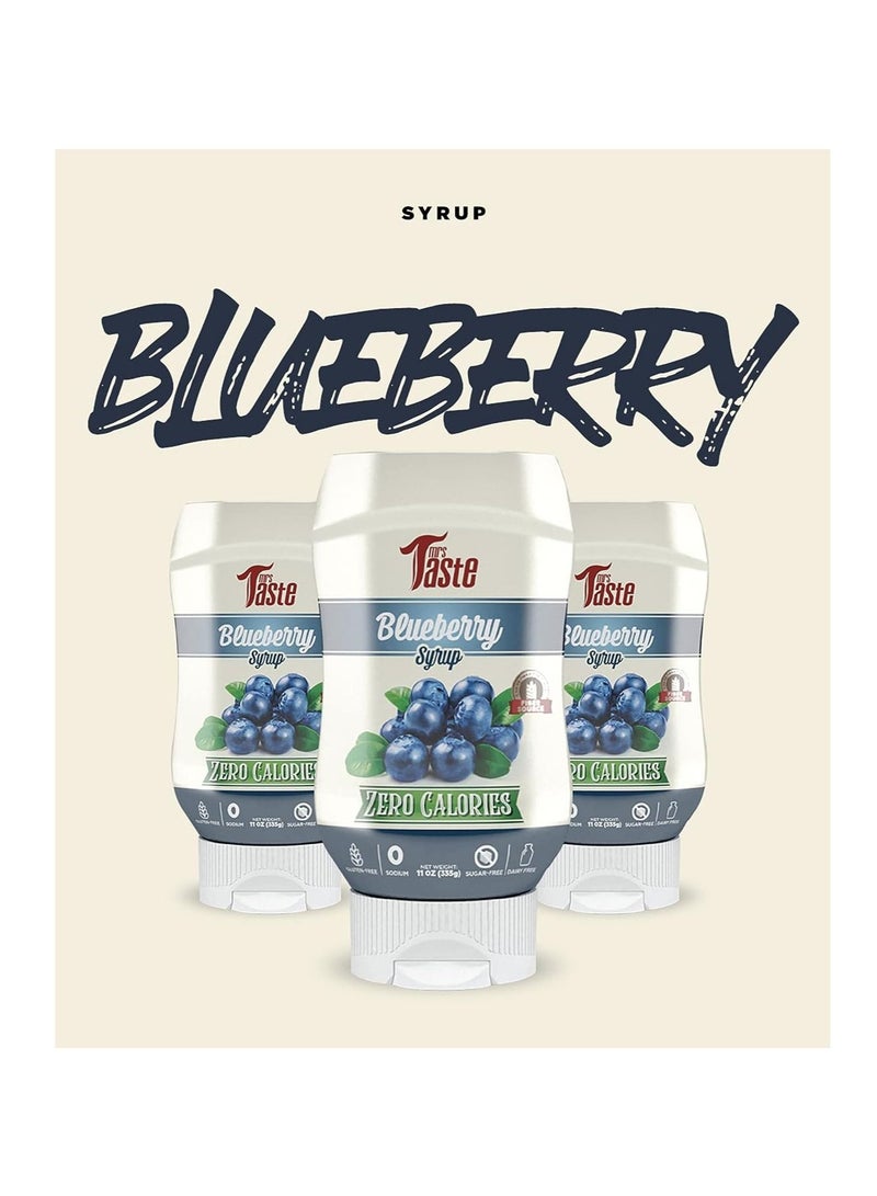 Mrs Taste Red Line Syrup 335g Blueberry - Image 4