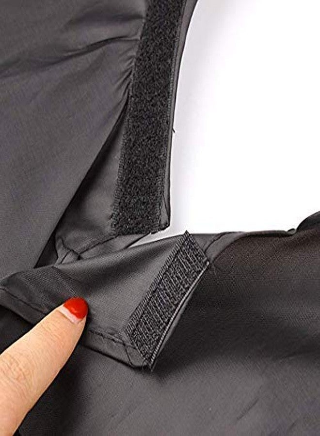 STYLAZO (Made In Dubai) Beard Apron, Beard Clippings Catcher for Shaving and Trimming with Waterproof Smooth Surface, Adjustable Hook and Loop with 2 Strong Suction Cups (Black Apron). - Image 5