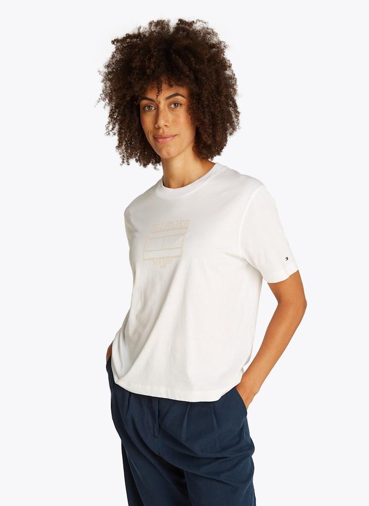 TOMMY HILFIGER - Logo Crew Neck T-Shirt - Image 1