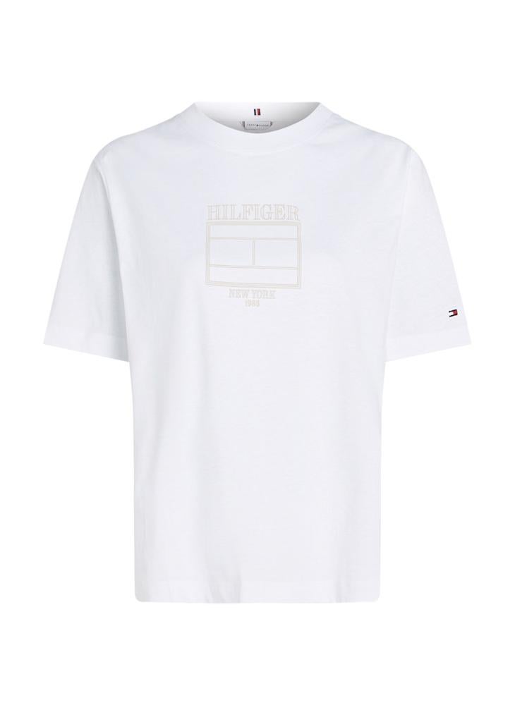 TOMMY HILFIGER - Logo Crew Neck T-Shirt - Image 1