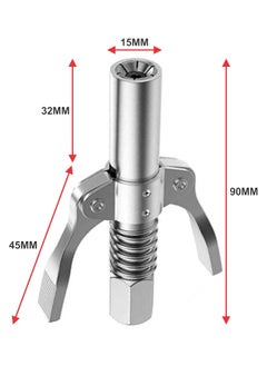 EPITECH MART EPITECH MART Grease Gun Coupler Quick Lock and Release Coupler with 12inch Flexible Pipe Oil Nozzles  - Image 3