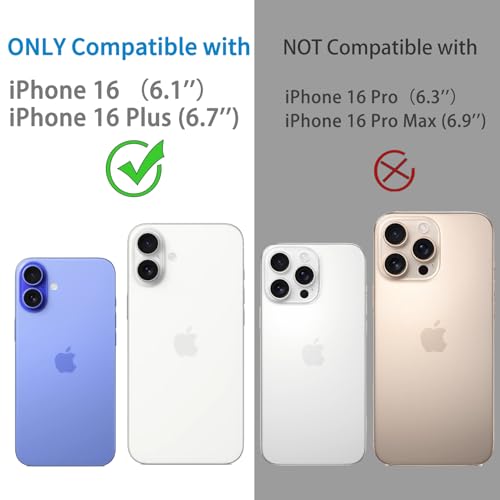 Dengduoduo Camera Lens Protector for iPhone 16 and 16 Plus 3 Pack, Tempered Glass, Ultra HD, 9H Hardness, Anti-Scratch, Case Friendly, Easy to Install [No Affect on Night Shots] - Image 2