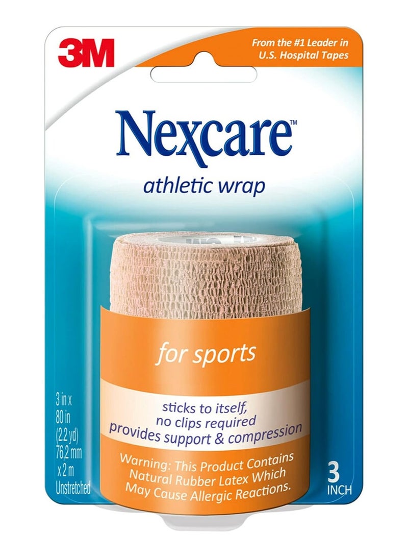 3M Cr-3W Athletic Wrap Tan - Image 1