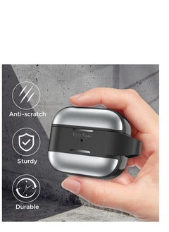 Excefore Charging Case, Protective Cover Shock-Absorbing Protective Case, Full Protective Silicone Skin Accessories for Women Men (Silver)  - Image 5