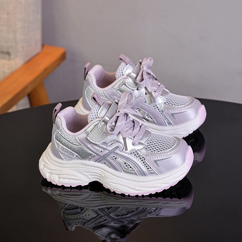Mesh Sneakers Lightweight Flexible Sole Walking Shoes For Kids Indoor And Outdoor Activities - Image 4