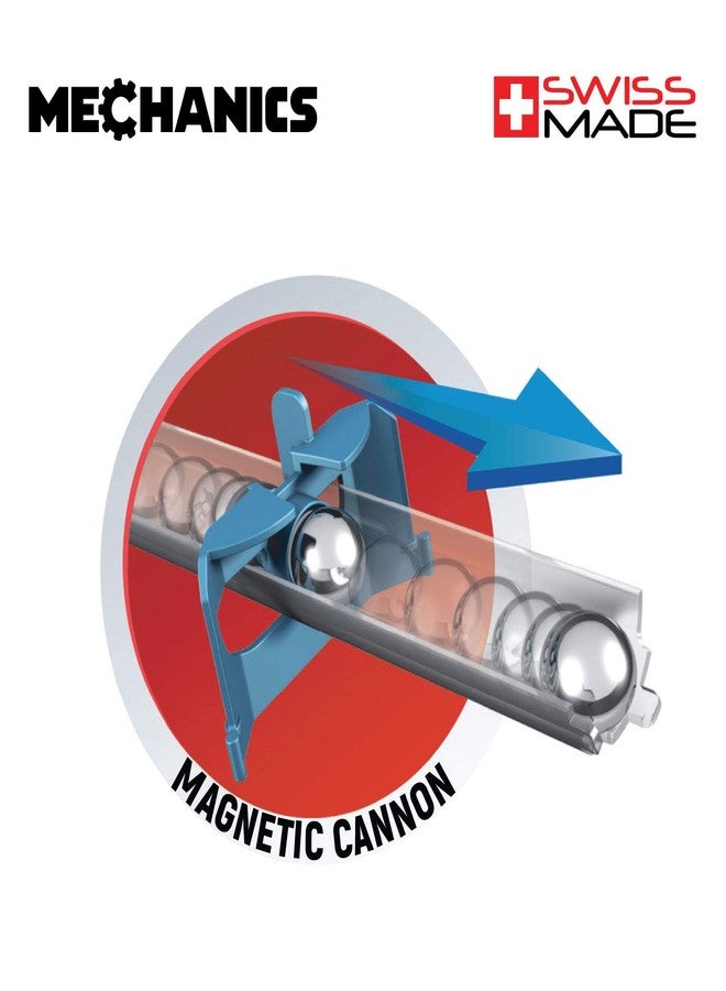 Geomag Magnetic Toys Magnets for Kids Mechanics Goal Challenge Educational Board Game & Building Set Swiss-Made Age 7+ 96 Piece, Multicolor (769) - Image 3