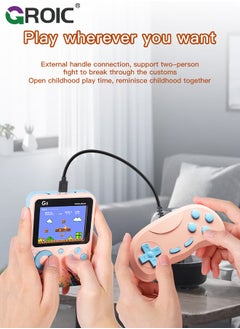 GROIC Handheld Game Player Video-Game 8 Bit Retro Mini Pocket Gameboy Handheld Game Console Built-in 500 Classic Games for Child Kids  - Image 4