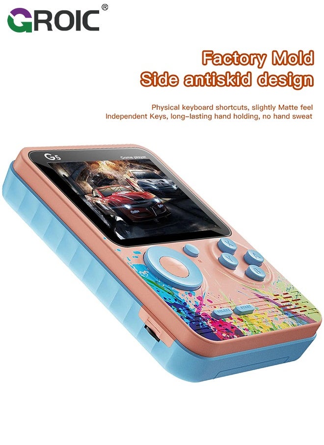 GROIC - Handheld Game Player Video-Game 8 Bit Retro Mini Pocket Gameboy Handheld Game Console Built-in 500 Classic Games for Child Kids - Image 1