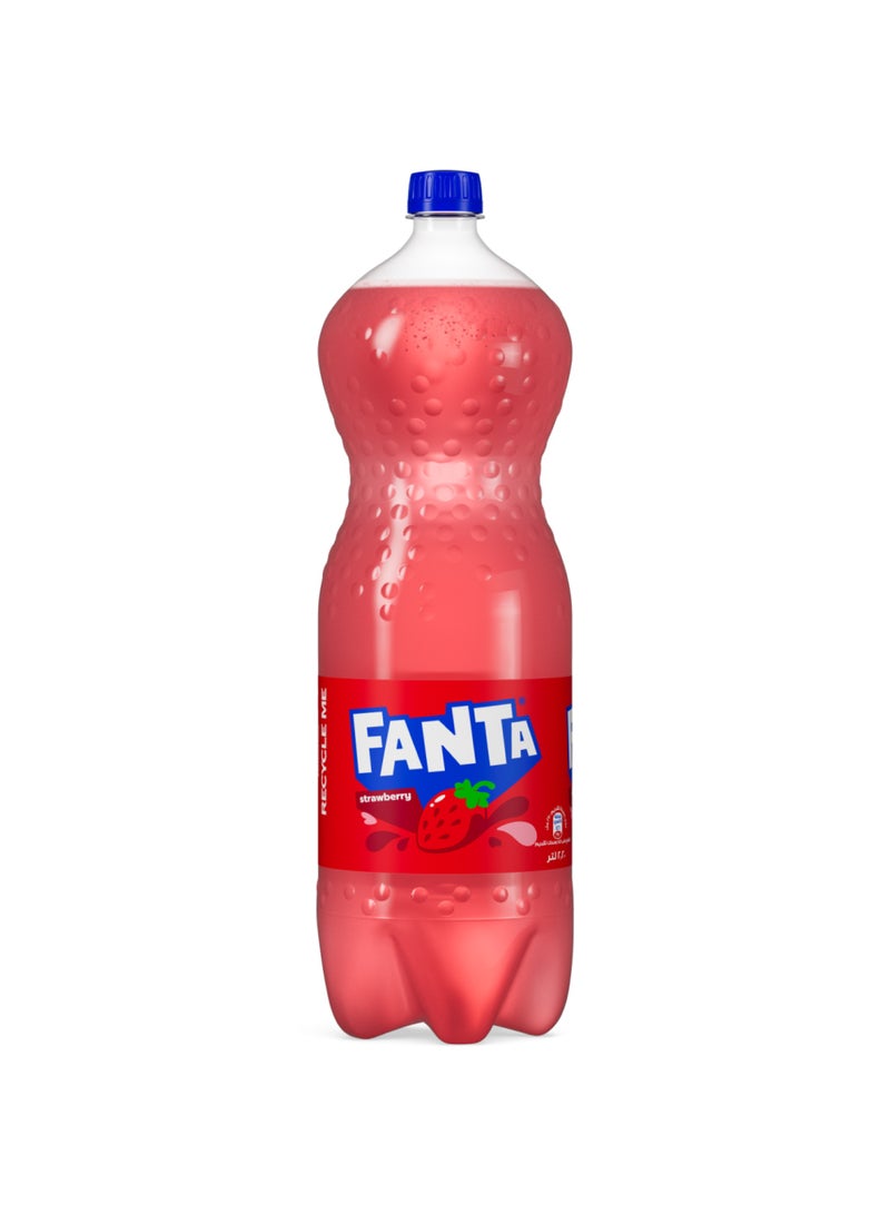 Fanta زجاجة مشروب غازي بنكهة الفراولة - Image 1