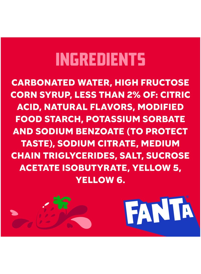 Fanta زجاجة مشروب غازي بنكهة الفراولة - Image 3