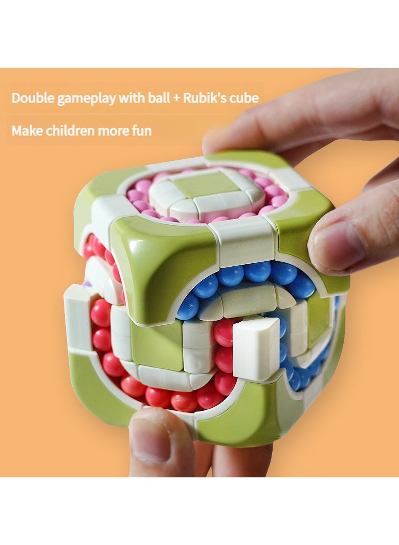 Three-order square magic beans cube children's educational toys decompression toys fingertip magic - Image 3