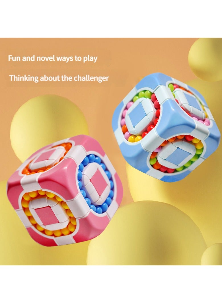 Three-order square magic beans cube children's educational toys decompression toys fingertip magic - Image 2
