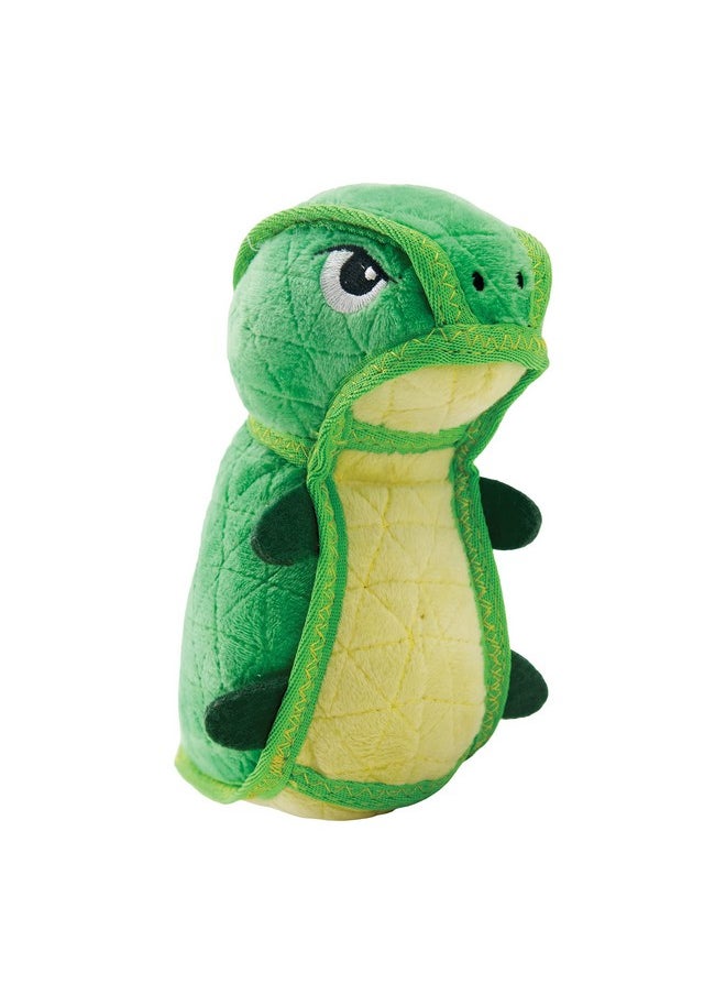 outward hound Outward Hound Xtreme Seamz Dino Squeaky Plush Dog Toy - Reinforced Dense Stuffing Plush Toy  - Image 1