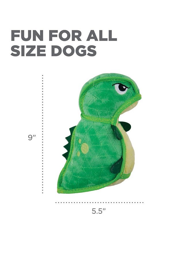 outward hound Outward Hound Xtreme Seamz Dino Squeaky Plush Dog Toy - Reinforced Dense Stuffing Plush Toy  - Image 5