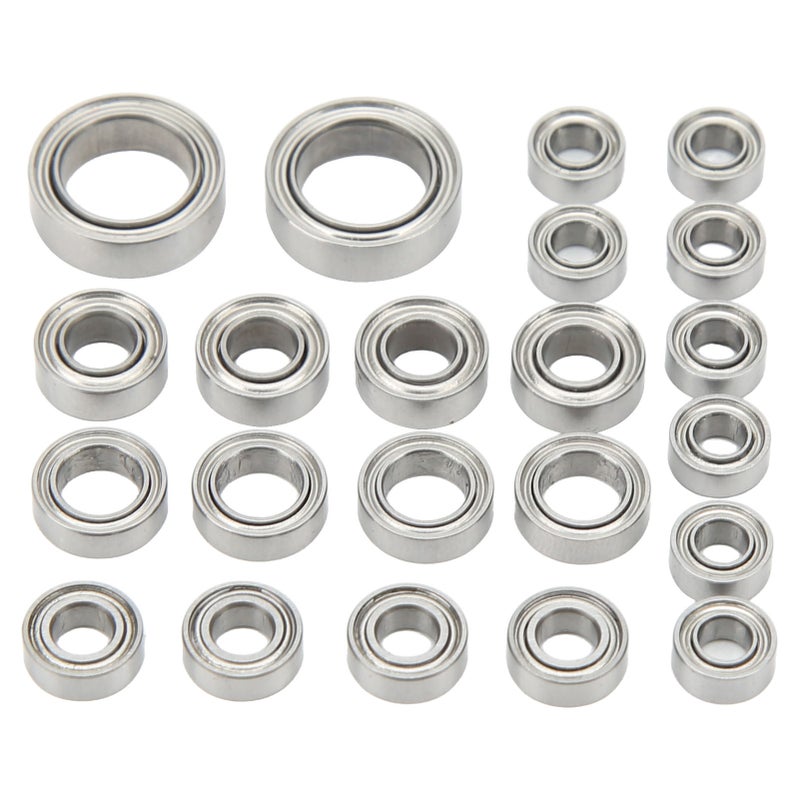 22Pcs RC Bearing Kit Stainless Steel 5 Different Sizes RC Car Bearings Upgrade Parts for Traxxas TRX4M 1/18 RC Crawler - Image 2