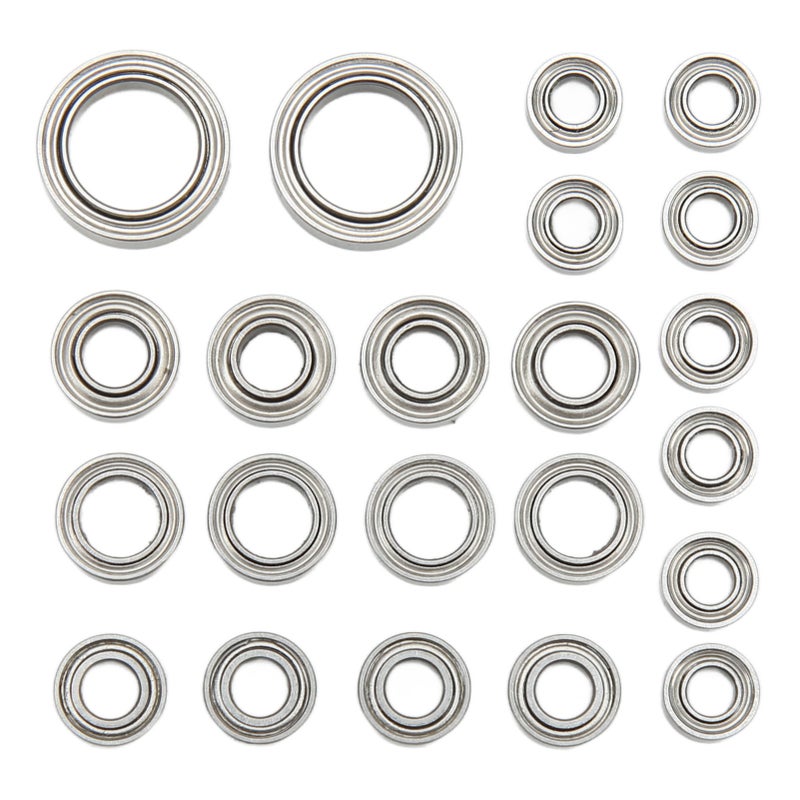 22Pcs RC Bearing Kit Stainless Steel 5 Different Sizes RC Car Bearings Upgrade Parts for Traxxas TRX4M 1/18 RC Crawler - Image 1