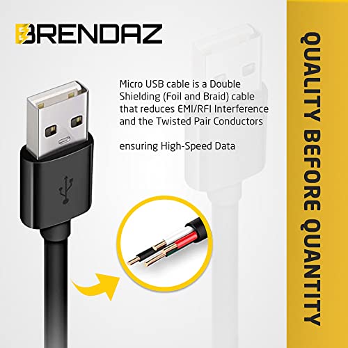 BRENDAZ Compatible Canon Camera USB Cable for Canon EOS M50 Mirrorless, EOS 90D Cameras, USB 2.0 Cable Micro USB (15-Feet) - Image 2