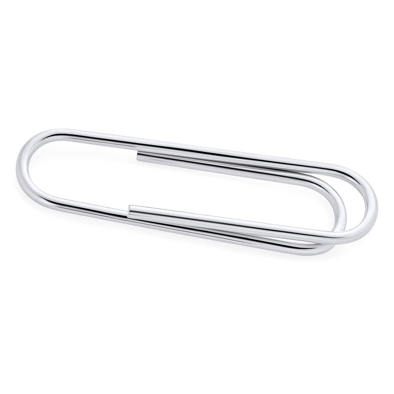 BLING JEWELRY Executive Gift Simple Large Strong .925 Sterling Silver Credit Card Holder Paper Clip Money Clip For Men Teens Polished Finish - Image 1