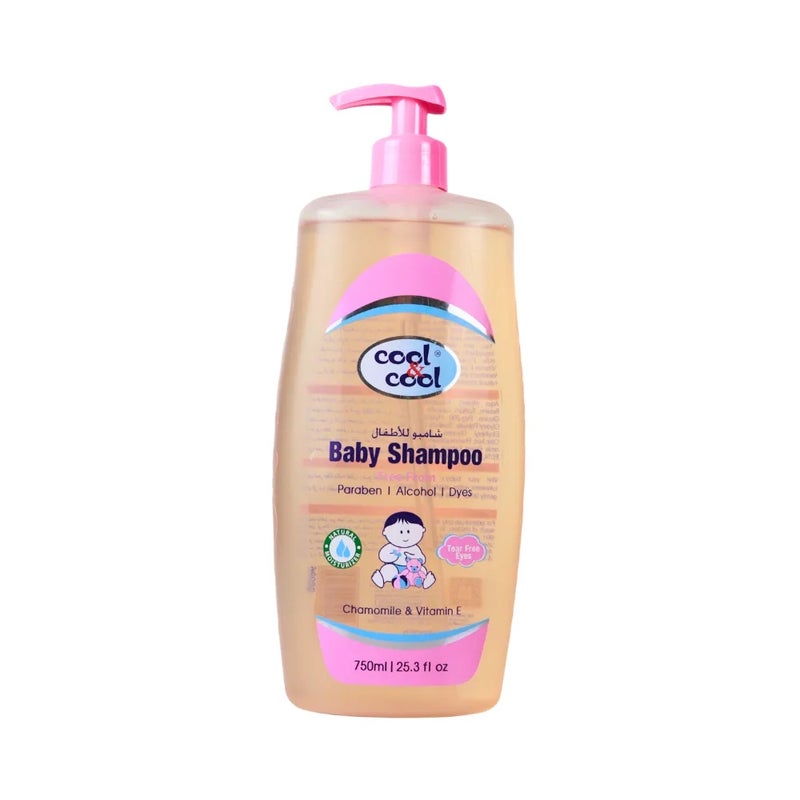 Cool & Cool Baby Shampoo Kids Shampoo with Chamomile 750ml - Image 1