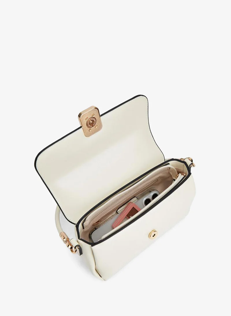 Paprika IVORY Smooth Pu Cross Body for Women | Best Price UAE