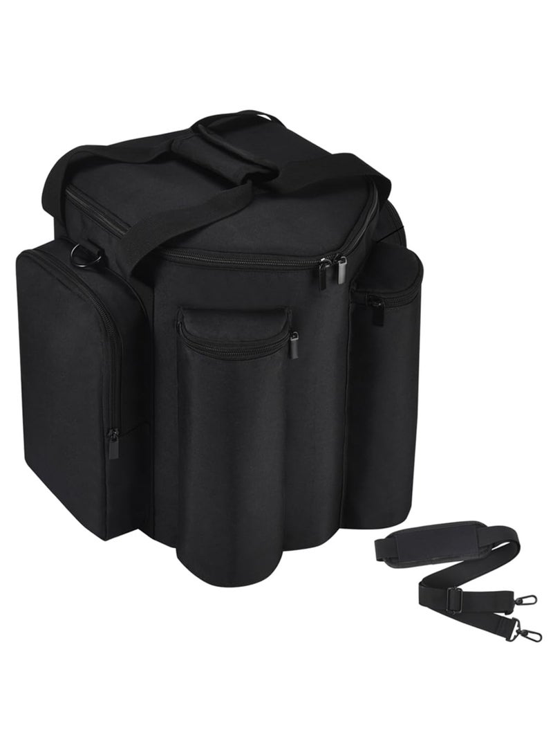 Carrying Case Portable Bag Travelling Case Compatible with Bose S1 Pro+/S1 Pro Portable Bluetooth Speaker and Microphone (Black)  - Image 1