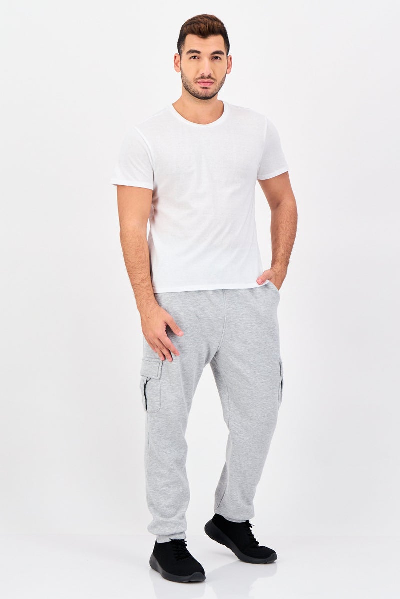 Frye Men Crew Neck Short Sleeve Brand Logo T-Shirt, White - Image 2