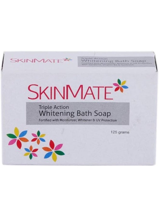 Skinmate Triple Action Whitening Bath Soap 125gm (Pack of 2) - Image 1